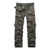 Soluo Men's Straight Leg Cargo Pants Loose Fit Casual Hiking Military Pant Outdoor Multi Pockets Ripstop Tactical Trouser (Brown,29)