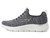 Skechers Men's Gowalk Flex-Athletic Slip-On Casual Walking Shoes with Air Cooled Foam Sneakers, Grey/Lime 2, 9