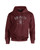 Colgate Raiders College Arch 50/50 Blended 8 oz Hooded Sweatshirt, X-Large, Maroon