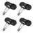 X AUTOHAUX 4pcs 315MHz F2GZ-1A189-A Tire Pressure Monitoring System Sensor TPMS Sensor for Ford F-150 for Mustang Edge