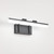 Tipace 24 inch Modern LED Black Bathroom Vanity Lights Over Mirror Vanity Lighting Fixtures for Bathroom Rotatable Vanity Light(Cool White 6000K)