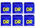 DR Strings PHR-10 Medium Pure Blues Pure Nickel Electric Guitar Strings 6-Pack