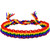 Nanafast Rainbow LGBTQ Pride Bracelet for Gay Lesbian Handmade Woven Friendship LGBT Pride Bracelets Wristband for Women Adjustable Size