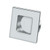 Deltana FLUSH PULL, SQUARE, HD, 2-3/4"X 2-3/4", SOLID BRASS (Polished Chrome)