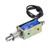 uxcell DC 12V 1A 10mm Stroke 600g Push Pull Type Open Frame Solenoid Electromagnet Black Wire Leads