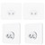 Jovware Shower Caddy Adhesive Replacement Stickers 4 Pack Single Shower Caddy Hook, Bathroom Shelf Adhesive Mount Replacement 1 Hook, Individual Adhesive Strips for Sponge Caddy Soap Holder Sink Caddy