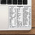 SYNERLOGIC Adobe Photoshop Quick Reference Keyboard Shortcut Sticker, No-Residue Laminated Vinyl, for Any MacBook or Windows PC