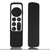 Case Compatible with 2022 Apple TV 4K Siri Remote 3rd Gen, Cover for 2021 Apple TV Siri Remote Control 2nd Gen (Black)