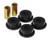Prothane 1-1206-BL Black Rear Track Arm Bushing Kit for TJ