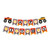 Monster Truck Birthday Banner, Cars Trucks Birthday Sign with Garland, Race Car Theme Party Supplies Birthday Party Decorations Vehicle Boy Birthday Bunting