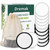 Reusable Makeup Remover Pads - (12 Pack) Washable Velvet Reusable Cotton Round for All Skin Types and Toner with Laundry Bag, Eco-Friendly Soft Cotton Pads