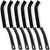 6 Pcs Crevice Cleaning Brush, Hard Bristle Crevice Cleaning Tool Gap Cleaning Brush for Household Use, Bathroom Gap, Window Groove, Corner, Grout Cleaner Brush