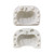 3D Pumpkin Halloween Silicone Mold, 3D Pumpkin Silicone Fondant Mold Cake Chocolate Sugarcraft Decorating DIY Baking Mould for Halloween Christmas and Thanksgiving