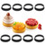 Tart Ring Molds, 8pcs Round Shape Cake Mold? Mousse Circle ?Tart Ring ?Cake Rings Mousse Mold Cake? DIY Baking Mould Tool Perforated Ring Non Stick Bakeware
