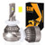 Simdevanma H7 Led Headlight Bulbs All-in-One Kit High beam/low Beam/Fog Light - 6000LM 6500K Cool White Led Bulb