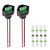 UTSAUTO H11&H8 Wire Connectors Female Adapter Wiring Harness Sockets Wire for H11 H8 H9 Headlights Fog Lights