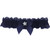 Plus Size Garter Set for Wedding Toss Away Navy Wedding Garter Set for Bride garter