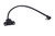 Kework 0.3 Meter Mini USB Extension Cable, 90 Degree Left Angle Mini USB 5 Pin Male to Mini USB Female Screw Mount Extender Cable (L-Mini USB)