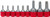 Vermont American 15799 9-Piece Square Drive Bit Set For Torx Screws