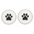 KJHBV 2 Pcs Car Coaster Auto Coasters Novelty Coasters Coffee Coasters Car Tea Cup Coaster Car Cup Coasters Car Drink Coaster Vehicle Water Cup Holder White PVC Drinks