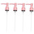 JOINPAYA 4Pcs Lotion Dispenser Pump Replacement soap Dispenser Pump Head Replacement Bottle caps Replacement Lotion Pump Head Tube Lotion Pump Plastic soap Dispenser Tubular Pump Bottle