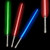 Fun Central X552 LED Light Saber 28" - Assorted Colors 6-pack Glow in the Dark