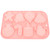 EXCEART Christmas Silicone Molds Diy Baking Molds Silicone Molds for Baking Diy Silicone Mold Baking Supplies Supple Cookie Mold Fondant Molds Baking Tool Silica Gel Chocolate Candy