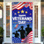 Veterans Day Decorations Door Cover, 6x2.9 FT Happy Veterans Day Banner for Door, Veterans Day Banner Door Cover, Veterans Day Decorations for School Thank You Veterans Door Decorations