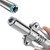 MYPROKIT Grease Gun Coupler, Quick Release Double Handles Grease Gun Tip with 6 Thickened Jaws, 12000 PSI High Pressure Grease Fittings, Compatible with All Grease Guns 1/8" NPT Fittings