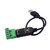 Peiiwdc 31cm/12in USB to RS485 RS-485 Serial Port Device Converter Adapter Extension Cable Rs-485 to USB Converter Adapter
