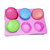 Macaron Dessert Molds Chocolate Cake Baking Tool Silicone Mold Handmade Fondant Cake Decorating Mould Soap Plaster Molds (Pink)