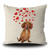 BAGEYOU Dog's Love to You Throw Pillow Cover Dachshund Blowing Kisses Love Hearts Decor Home Cotton Linen Pet Pillow Case 18x18 Inch BAGEYOU Dog's Love to You Throw Pillow Cover Dachshund Blowing Kisses Love Hearts Decor Home Cotton Linen Pet Pillow Case 18x18 Inch