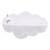 HEMOTON Cloud Wall Mounted Soap Box Self Draining Soap Dish Sponge Scrubber Holder Lovely Bar Soap Tray Hanging Soap Holder Tray soap Holder soap Rack soap Basket Child abs Wall-Mounted