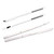 Yardwe 2 Sets Stainless Steel and Fork Barbecue Meat Fork Barbecue Cutter Fork BBQ Grilling Tools BBQ Meat Fork Metal Forks BBQ Meat Probe Fork for Grilling BBQ Fork Outdoor Slicer