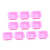 VILLCASE 10 Pcs Silicone cake mould Silicone Chocolate Molds Penguins Silicone Soap Mould Cake Baking Tools molds for chocolate silicone molds for candy Silicone Baking Mold tray manual