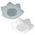 GLEAVI 2pcs Flower Shaped Soap Box Soap Holder Soap Drainer Petal Soap Tray Draining Soap Tray Soap Dish Soap Rack Soap Shelf Silicone Soap Tray Soap Case The Flowers Container Silica Gel