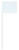 JIZHGRAD White Marking Flags for Lawn, 100 Pack Yard Flags | 4x5x16 Inch, Marker Flags, Lawn Flags, Invisible Fence, Survey Flags, Landscape Flags, Sprinkler Flags, Surveyor Flags, Stake Flags, Boundary Flags Dog Training