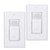 (Pack of 2) White Motion Sensor Light Switch  NEUTRAL Wire Required  Single Pole Only  For Indoor Use  Vacancy & Occupancy Modes  Title 24, UL Certified  Adjustable Timer