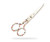 10579 - Sewing Scissors Rainbow decorated - Orange Flowers