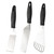 Mini Spatula, 3 Pack Stainless Steel Metal Spatula Fish Spatula, Cutter and Serve Turner For Serving, Flipping or Cooking, Ideal for Cooking Brownie, Cookie, Lasagna, Pie Server Spatula, Cake Spatula