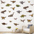 26 Pcs Dinosaurs Wall Stickers Peel and Stick Removable Dinosaur Wall Decals Dinosaur Room Decor for Kids Boys Bedroom Living Room Nursery Classroom Decor