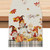 Bonhause Fall Gnomes Pumpkin Table Runner 13x72 Inch Autumn Leaves Harvest Thanksgiving Kitchen Dining Table Decoration for Indoor Outdoor Home Party Decor