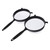 Cabilock 2pcs flour sieve Flour Strainer Spoon cake baking sieve round sieve strainers fine mesh Handheld Flour Sifter fine mesh strainer baking mesh sifter Stainless steel nylon food
