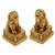 Garneck 2pcs fu Dogs Sculpture Lion Statue Brass Lion Sculpture fu Dogs Statue Brass Lion Figurine Desk Topper Forest Decorations for Home tablescape Decor car Ornament Resin Mini China