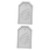 BESTOYARD 2pcs silicone mold clay mold Non-stick mold tray mold fondant molds christmas silicone moulds christmas Chocolate Baking Tool Chocolate Mold fudge biscuit pudding baking mold