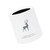 FONDOTIN Small Garbage can countertop Garbage can countertop Trash can Desktop Trash bin Mini Trash Bucket auto Trash can car Desk Desktop Rubbish Organizer Cosmetic White Trash bin Cabinet