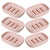 FONDOTIN 6pcs soap Holder soap Tray Household Bathroom soap Dish Accessories Body wash with Cover Soap Travel soap Dish Storage Small and Fresh soap Dish for Home soap Box pp Travel