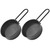 2PCS Flour Sifter for Baking Stainless Steel Baking Sieve, Stainless Steel Mini Flour Shaker Fine Mesh Flour Sieve for Cake Flour, Household Flour Sieve
