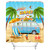 CYREKUD 72" x 72" Summer Beach Shower Curtain Beach Coastal Camping Car Summer Theme Bathroom Set Tropical Palm Trees Beach Home Bath Bathtub Decor Durable Fabric Machine Washable with 12 Hooks
