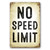Vintage Metal Tin Signs For Garage Funny No Speed Limit Sign Man Cave Car Signs Street Road Sign For Men Room Bedroom Decor Shop Signs 8 X 12 Inch